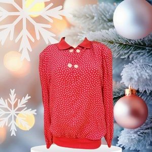 Authentic Valentino Sz46 100% Silk BEAUTIFUL Blouse